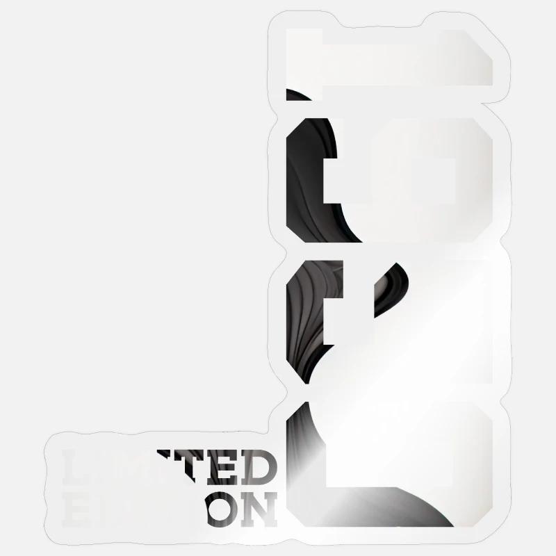 ÉDITION LIMITÉE 76E ANNIVERSAIRE 1950 - Sticker taille S (10 x 10 cm) - brillant transparent
