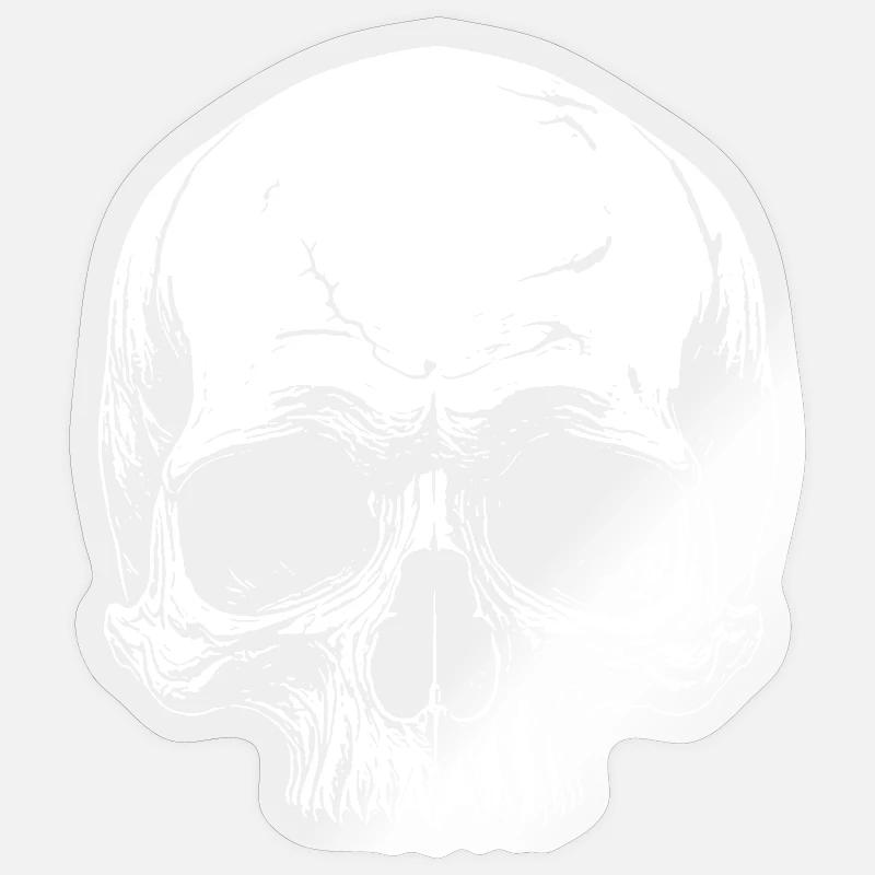 Crâne Sticker taille S (10 x 10 cm)