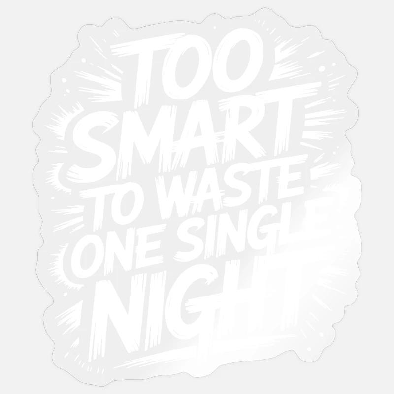 Conception statement pour les oiseaux de nuit Sticker taille S (10 x 10 cm)