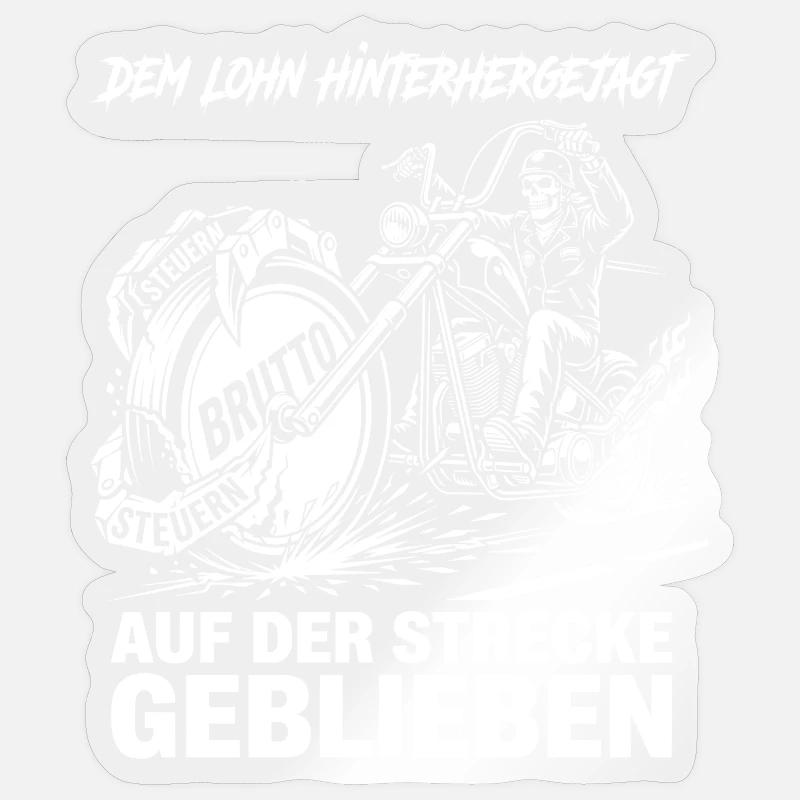 Chasing the reward, falling by the wayside Sticker size S (10 x 10 cm)