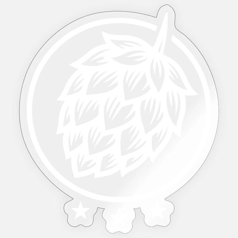 Houblon Orge Sticker taille S (10 x 10 cm)