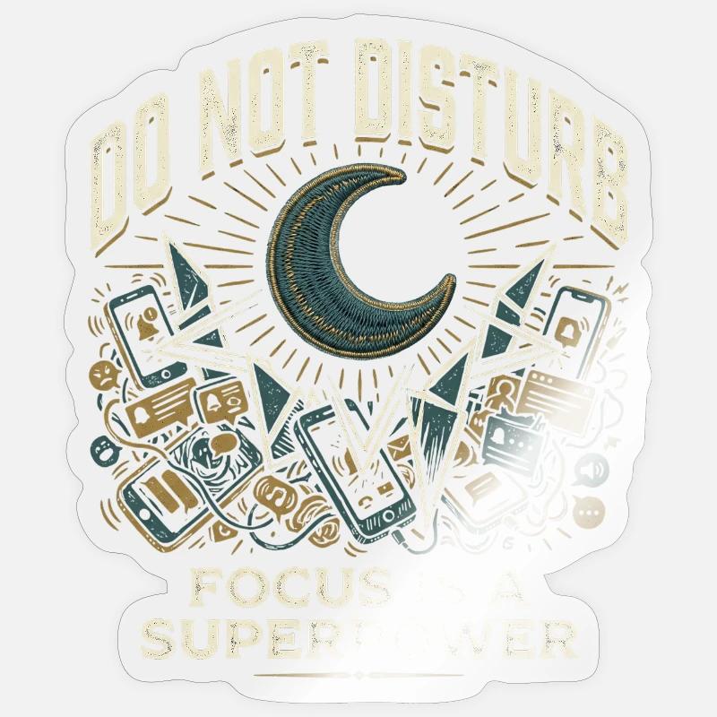 Focus Expert - Sticker taille S (10 x 10 cm) - brillant transparent