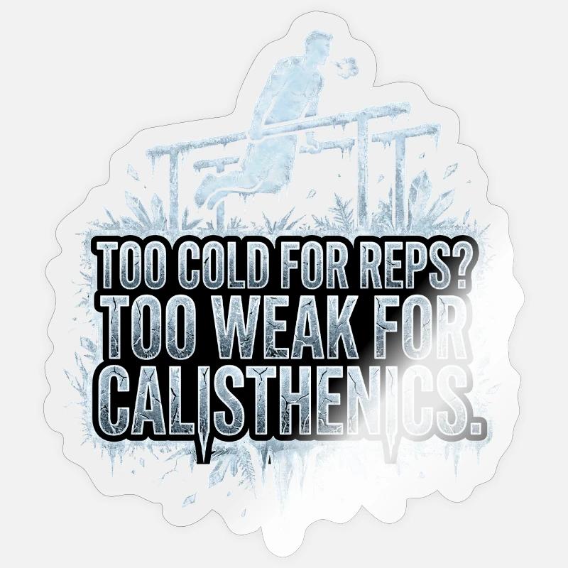 Calisthenics Eis Sticker size S (10 x 10 cm)