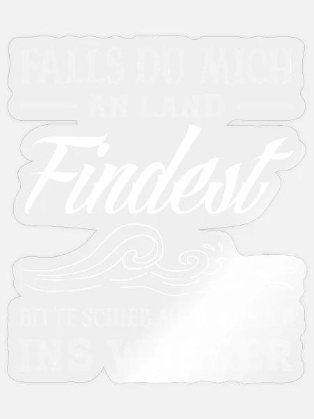 Schwimmsport Schwimmer Spruch Geschenk - Sticker Größe S (10 x 10 cm) - Transparent glänzend
