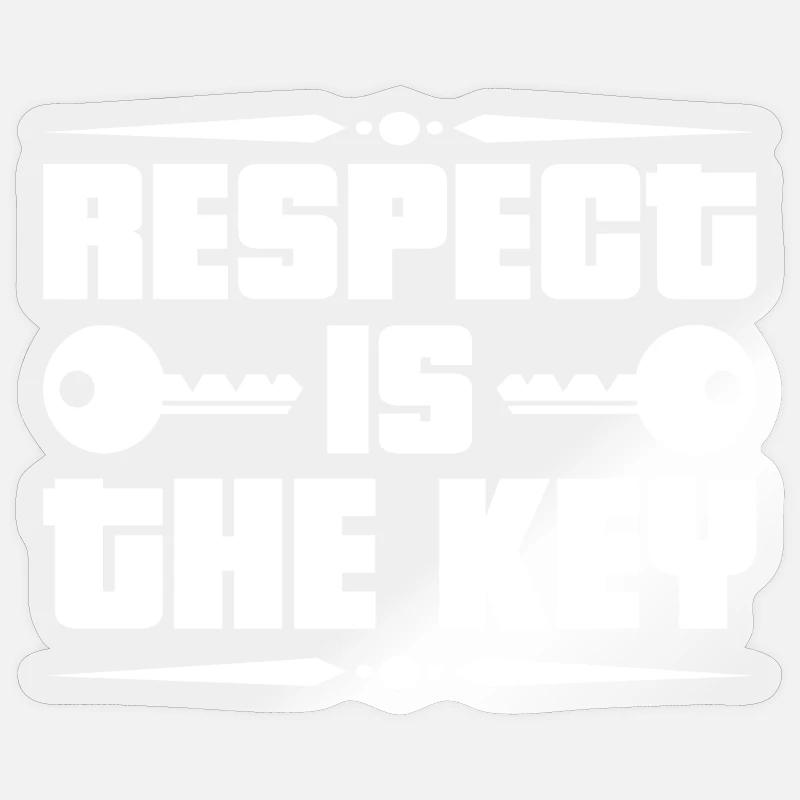 Respect Acceptation Tolérance Reconnaissance Validité Sticker taille S (10 x 10 cm)
