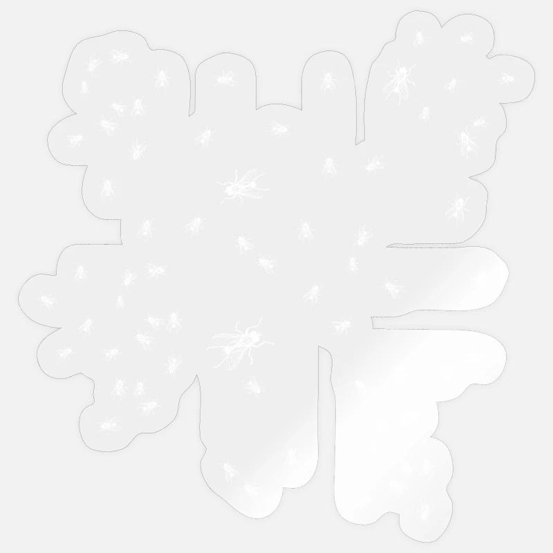 Mouches Sticker taille S (10 x 10 cm)
