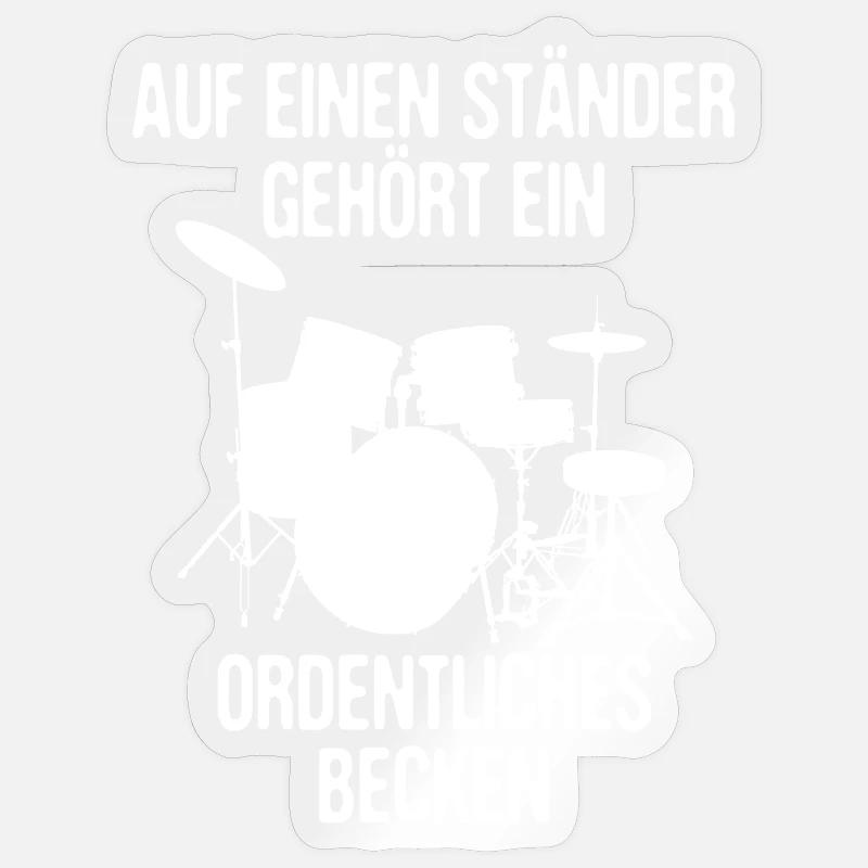 On a regular stand heard a basin Sticker size S (10 x 10 cm)