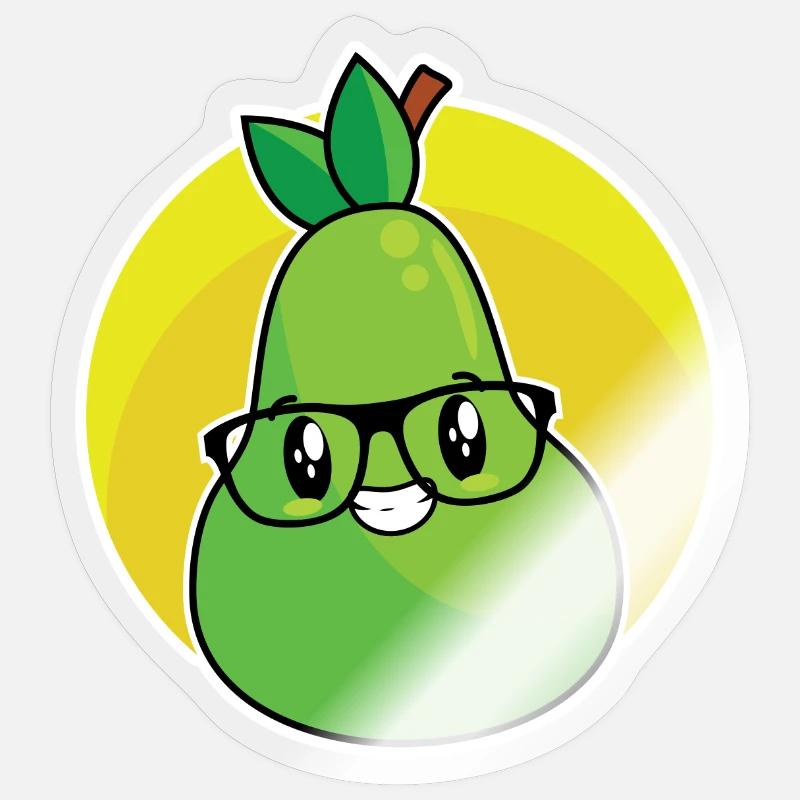 Pear Sticker size S (10 x 10 cm)