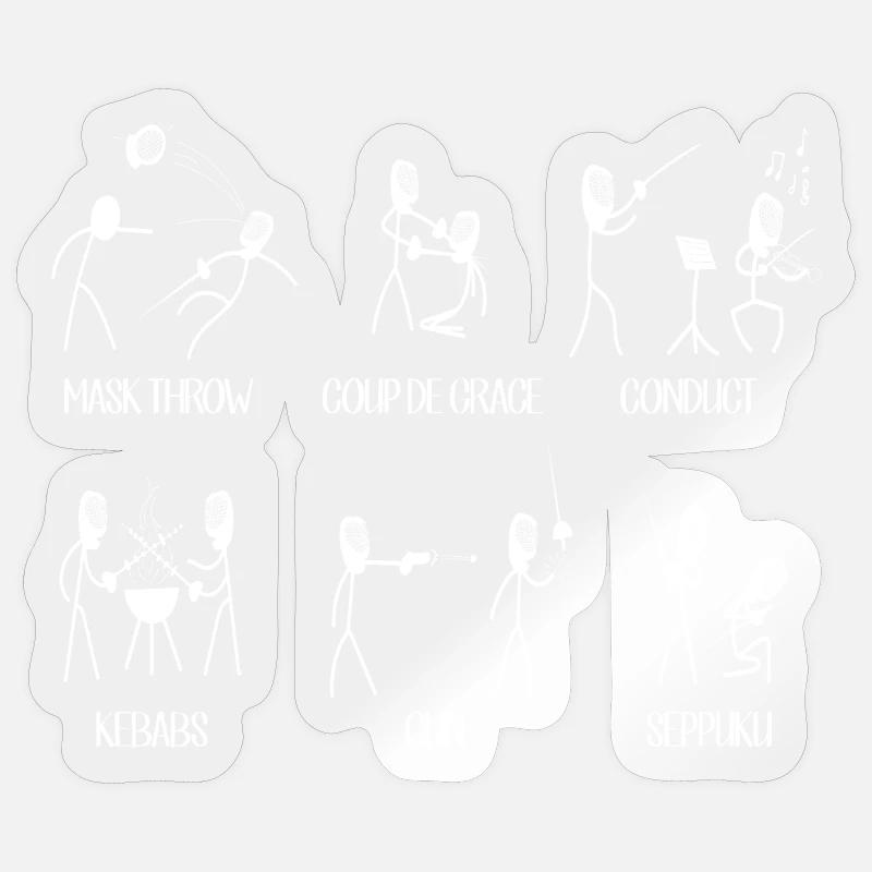 Sticker Größe S (10 x 10 cm) - 