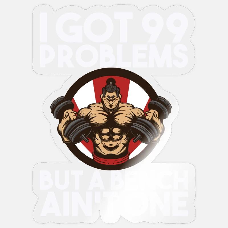 Workout - Sticker Größe S (10 x 10 cm) - Transparent glänzend