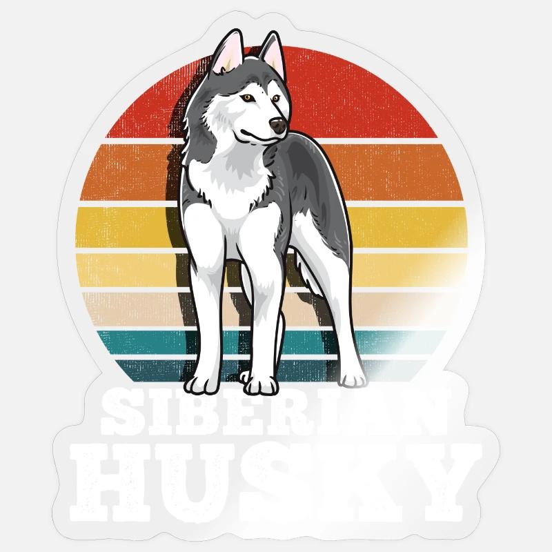 Rauque - Sticker taille S (10 x 10 cm) - brillant transparent