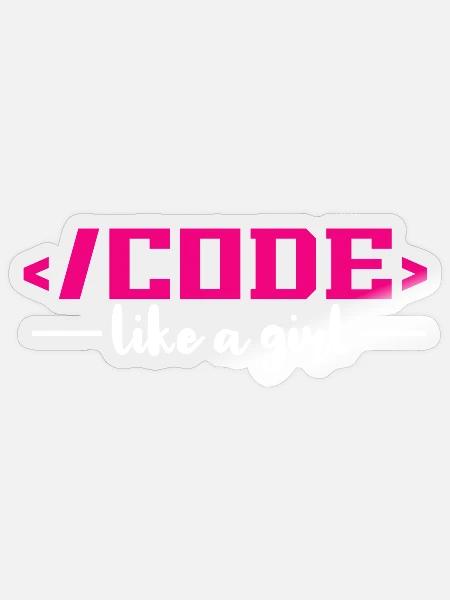 Codierung Programmierung Informatik - Sticker Größe S (10 x 10 cm) - Transparent glänzend
