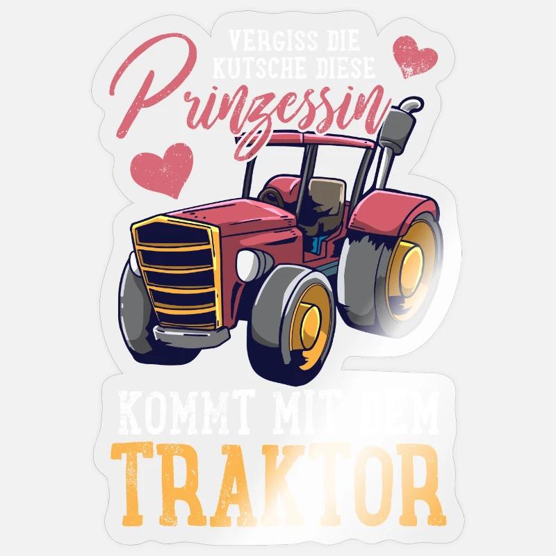 Traktor Trecker Sticker Größe S (10 x 10 cm)