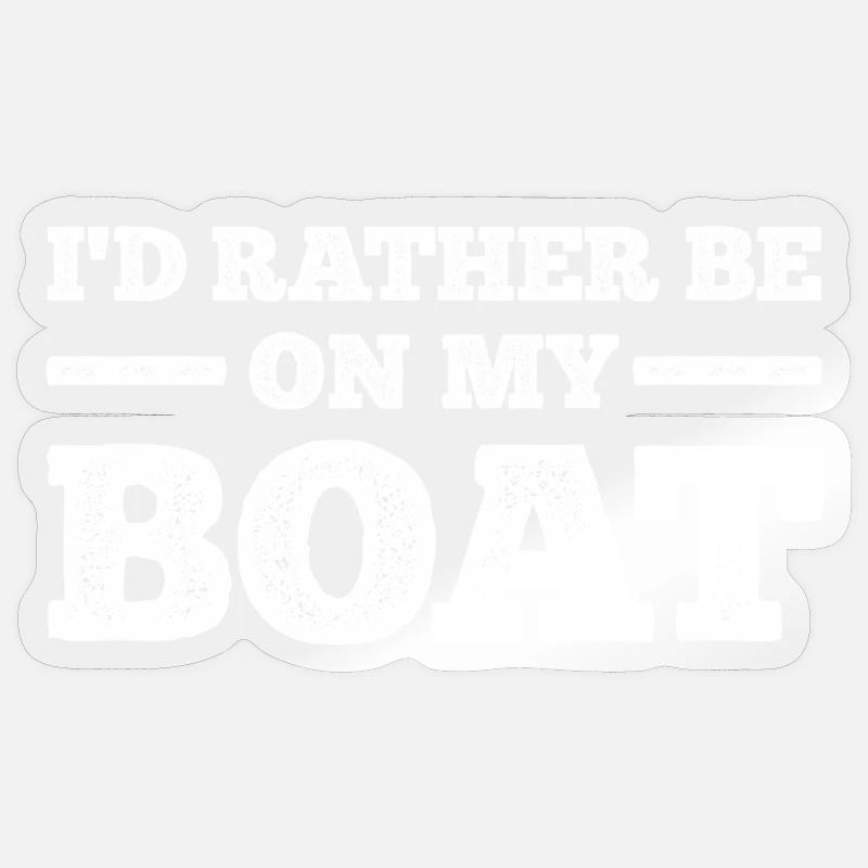 Boot Bootfahren Sticker Größe S (10 x 10 cm)