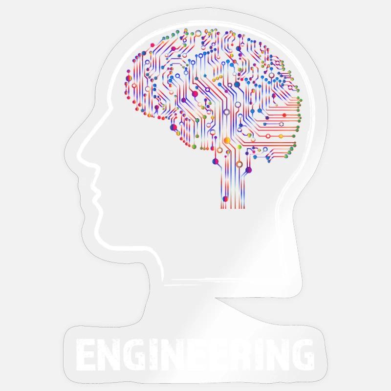 Smart engineer Sticker size S (10 x 10 cm)