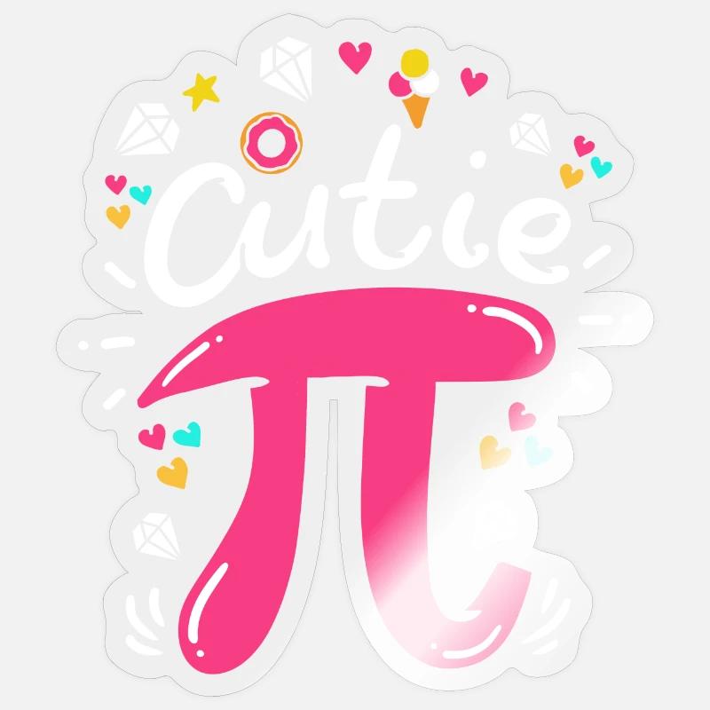 Pi day Pi math Sticker size S (10 x 10 cm)