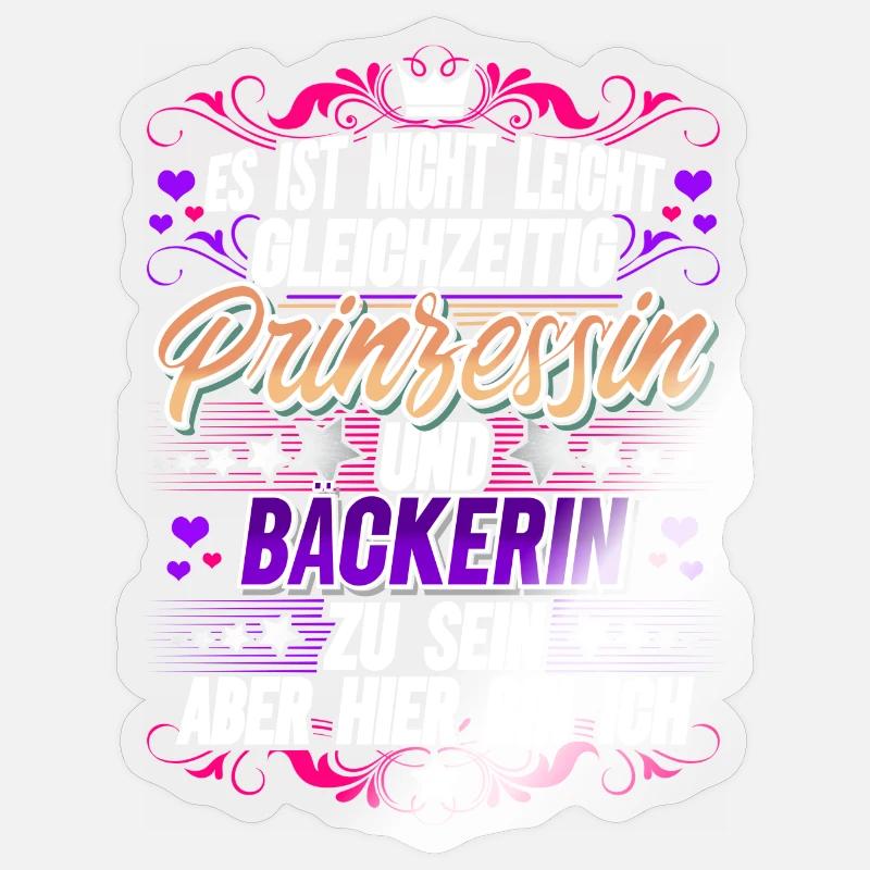 Bäckerin Sticker Größe S (10 x 10 cm)