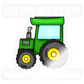 Kindergarten Kindergartenkind - Sticker Größe S (10 x 10 cm) - Transparent glänzend - Vorne