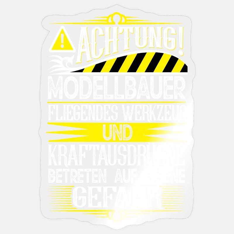 Modellbauer Sticker Größe S (10 x 10 cm)