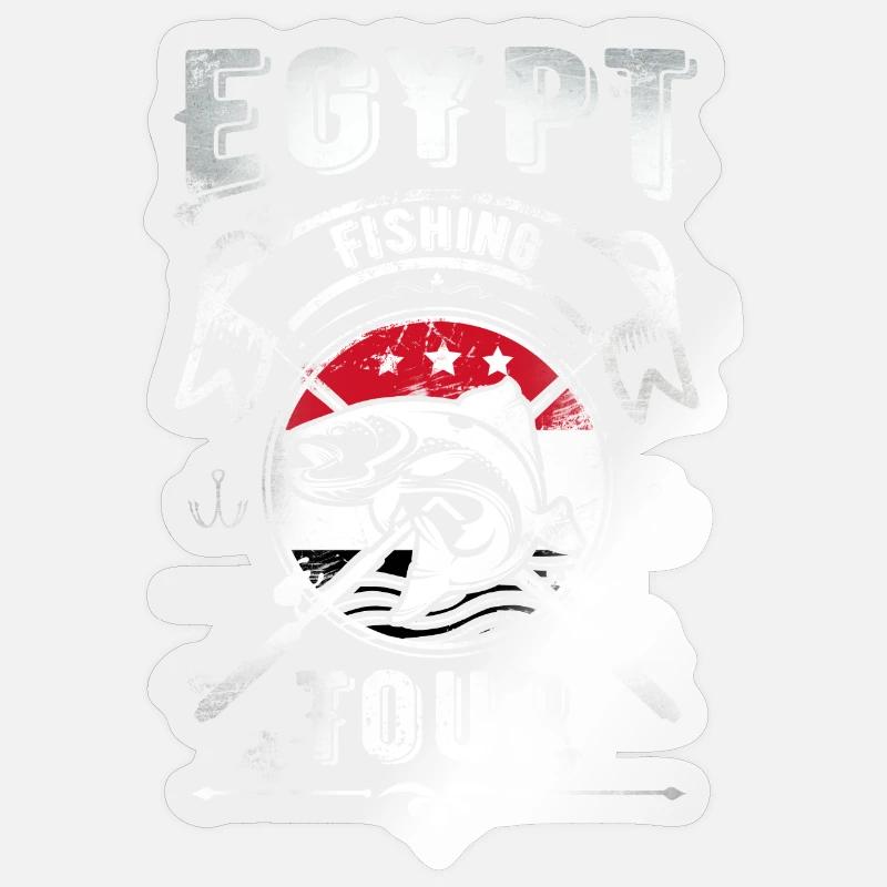 Excursion de pêche en Égypte Sticker taille S (10 x 10 cm)