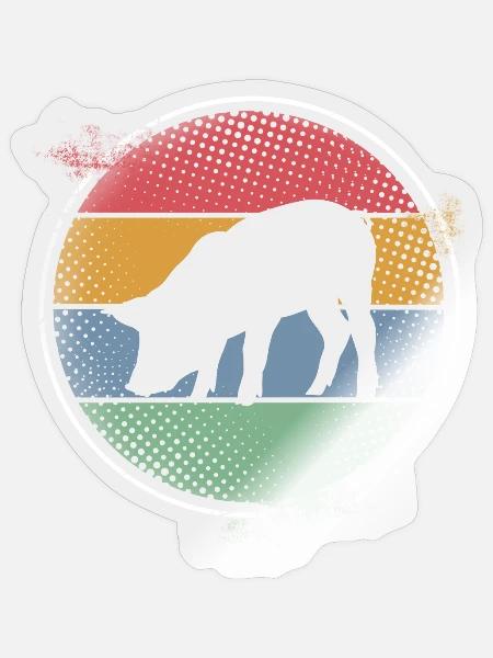 Schwein - Sticker Größe S (10 x 10 cm) - Transparent glänzend