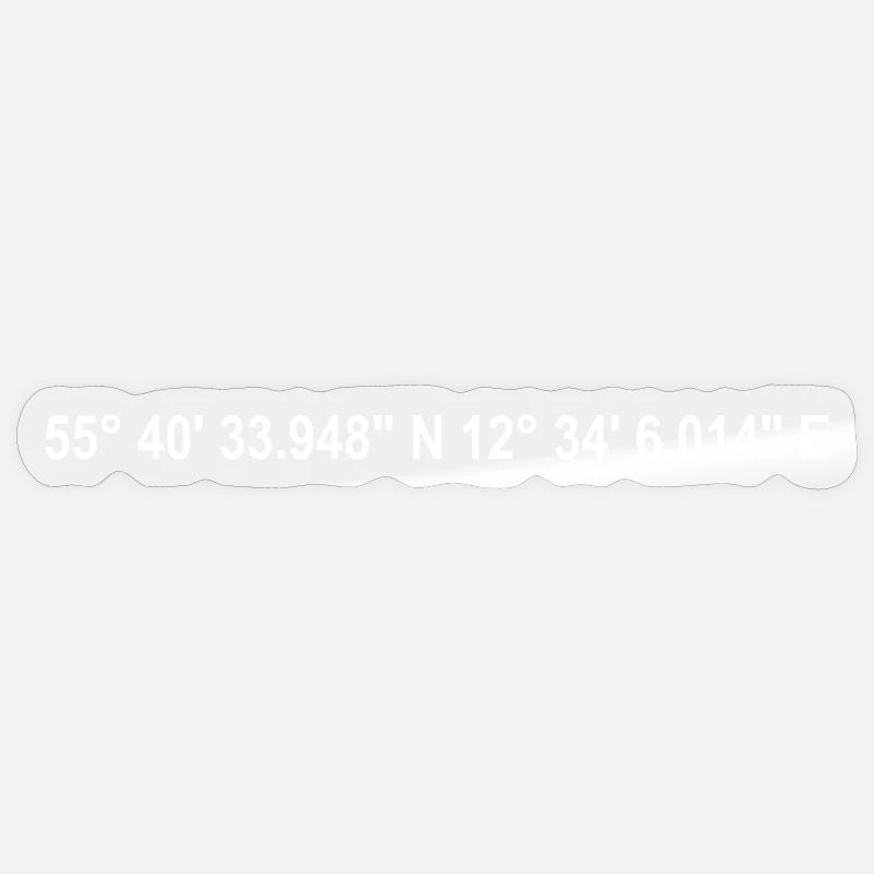 Copenhagen Coordinates Sticker size S (10 x 10 cm)