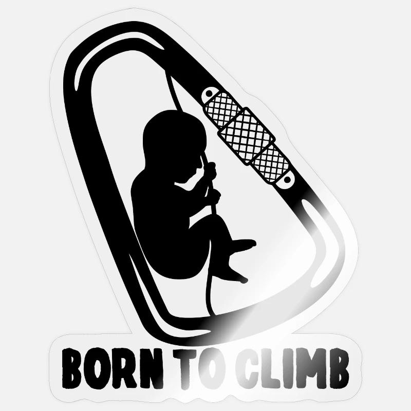 Bloc pour bébé - Sticker taille S (10 x 10 cm) - brillant transparent