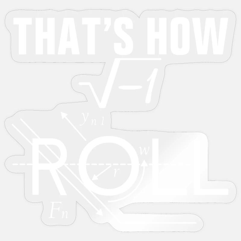 How I do physics Sticker size S (10 x 10 cm)