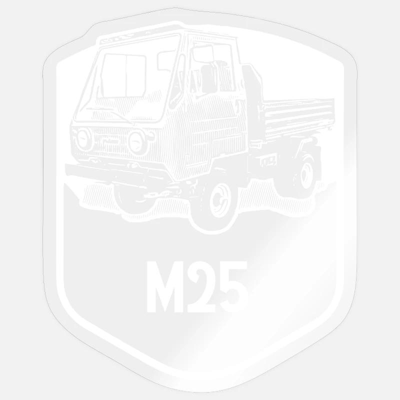 Multicar M25 - GDR - Classic Sticker size S (10 x 10 cm)