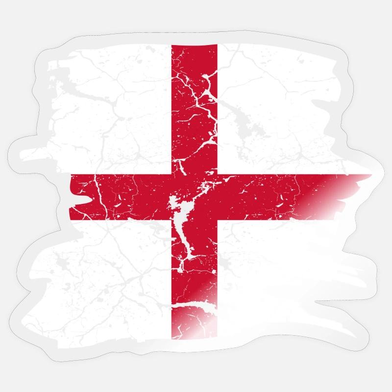 Drapeau de l’Angleterre Sticker taille S (10 x 10 cm)