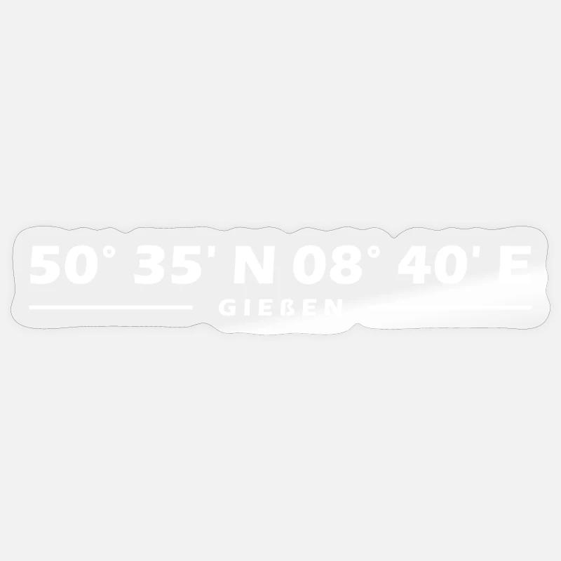 Casting Coordinates Sticker size S (10 x 10 cm)