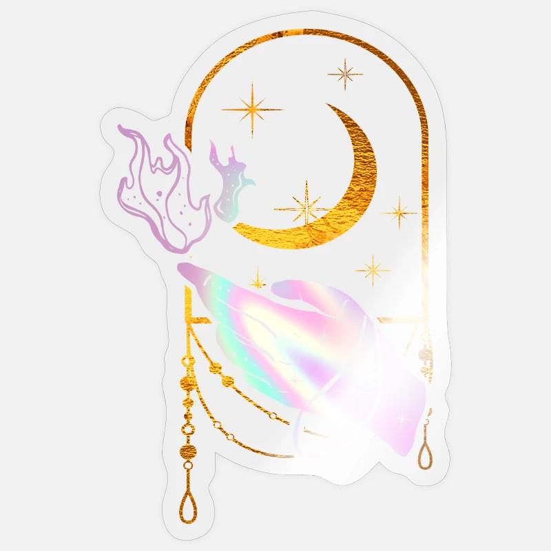 Esoteric Hand Magic Occult Goth Wicca Sticker size S (10 x 10 cm)