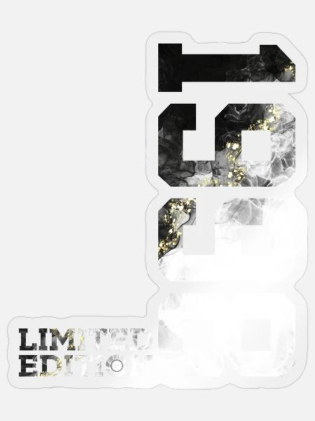 28. GEBURTSTAG LIMITED EDITION 1998 - Sticker Größe S (10 x 10 cm) - Transparent glänzend
