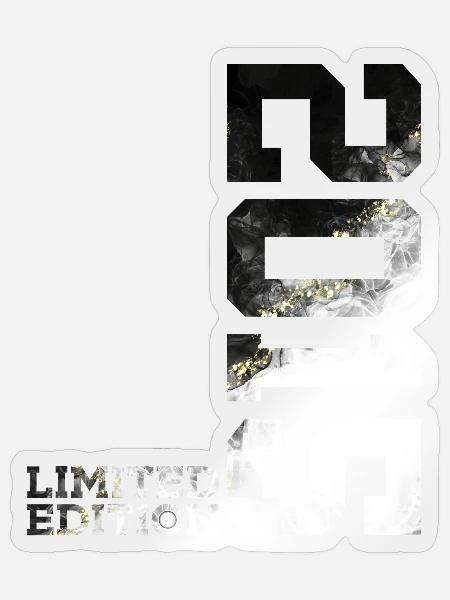 LIMITED EDITION 2015 COOL 11. GEBURTSTAG - Sticker Größe S (10 x 10 cm) - Transparent glänzend