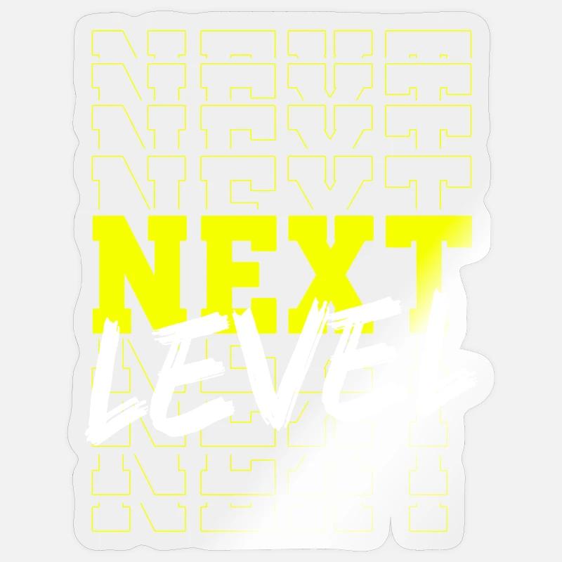 Next Level - Sticker size S (10 x 10 cm) - transparent glossy