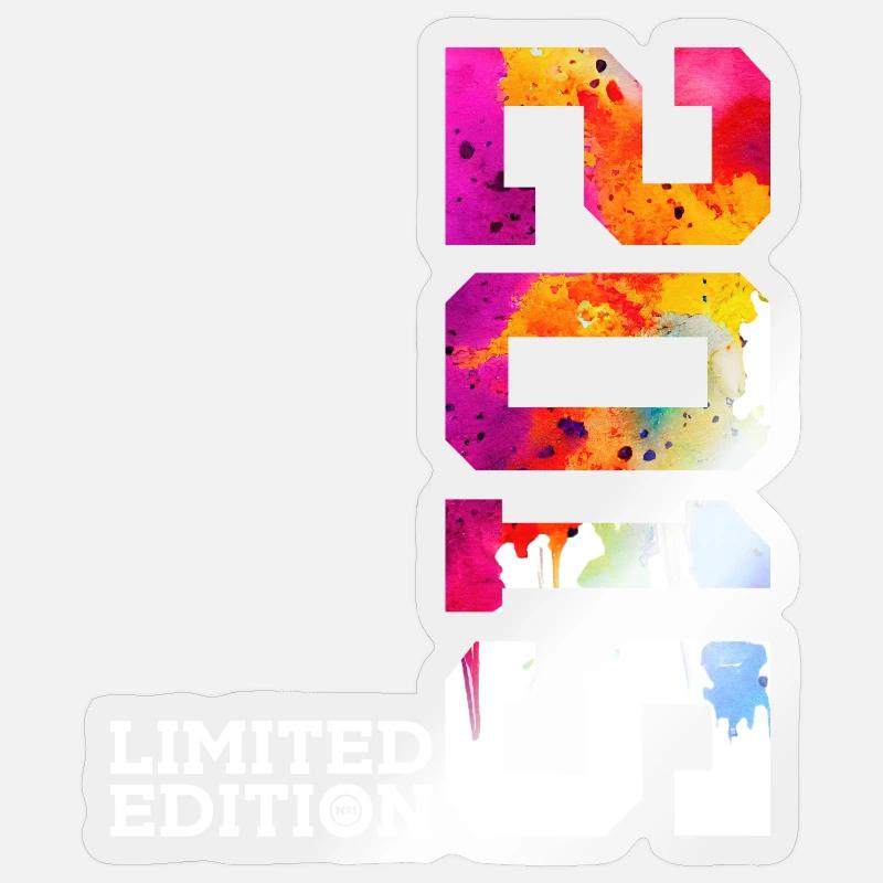11. GEBURTSTAG LIMITED EDITION 2015 - Sticker Größe S (10 x 10 cm) - Transparent glänzend