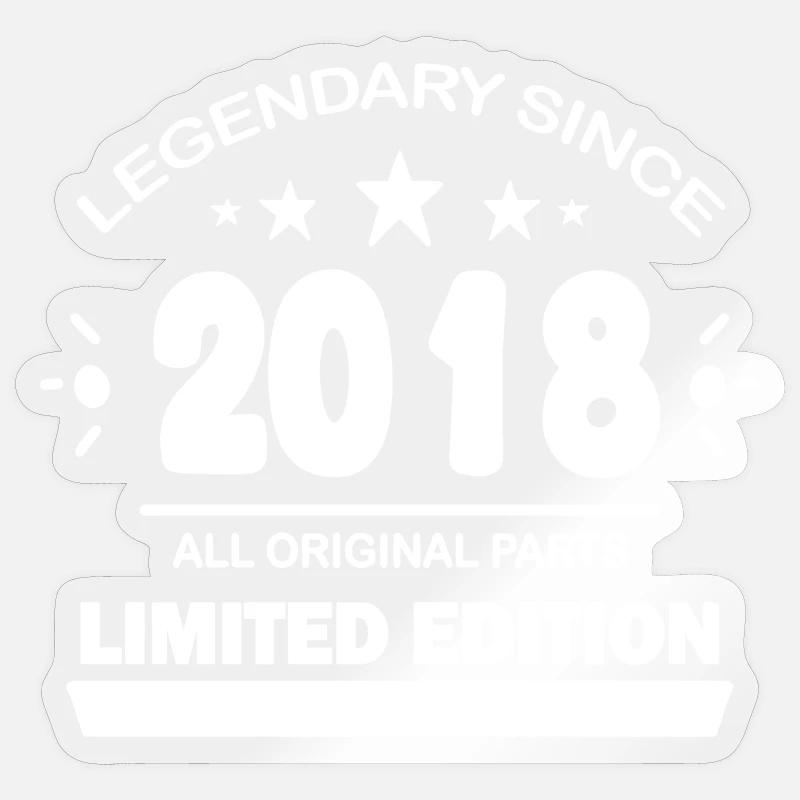 2018 - Sticker size S (10 x 10 cm) - transparent glossy