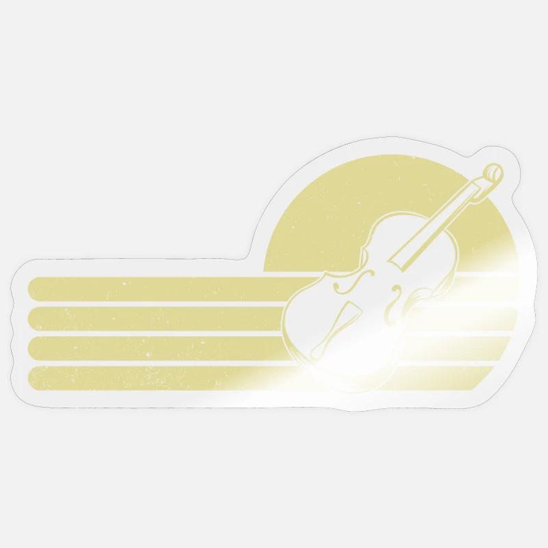 Cello cello player cellist Sticker size S (10 x 10 cm)