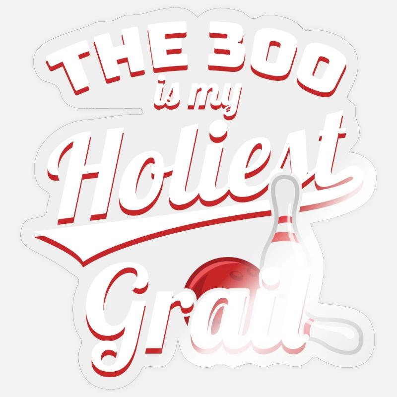 Le 300 est mon Graal le plus sacré - Sticker taille S (10 x 10 cm) - brillant transparent