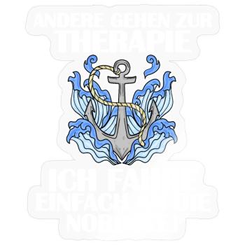 Nordsee - Sticker Größe S (10 x 10 cm) - Transparent glänzend - Vorne