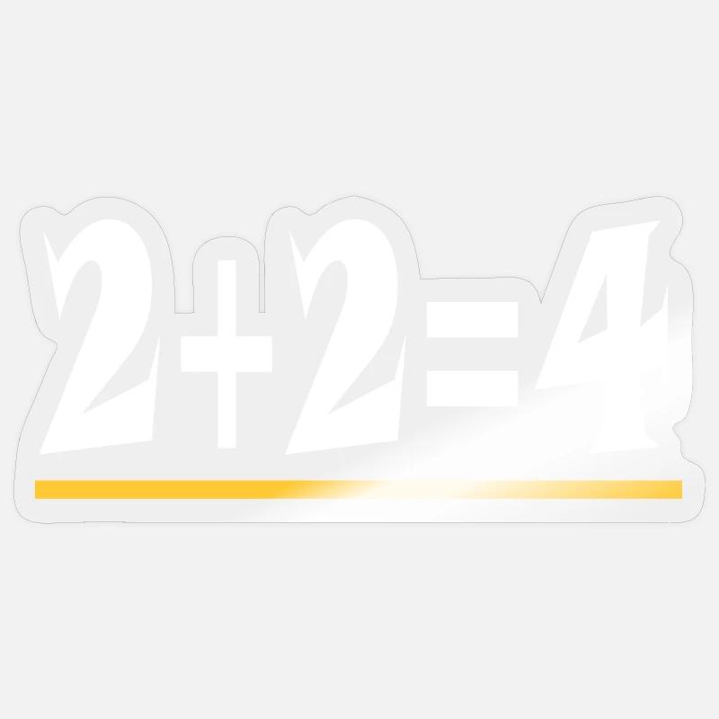 Das Logische - Sticker Größe S (10 x 10 cm) - Transparent glänzend