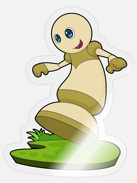  - Sticker taille S (10 x 10 cm) - brillant transparent