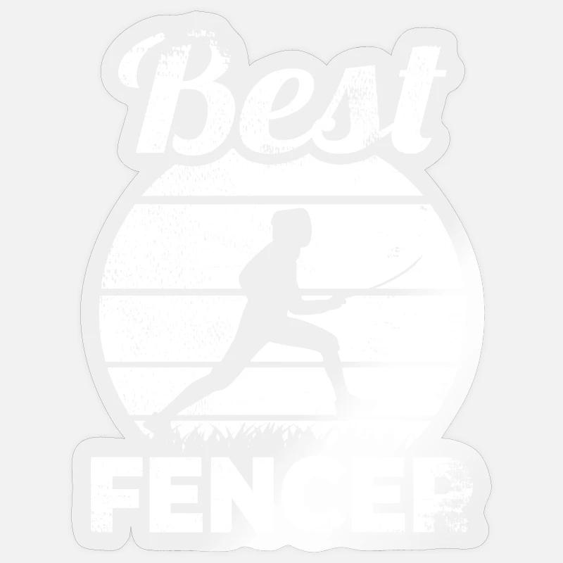 Fechter Sticker Größe S (10 x 10 cm)