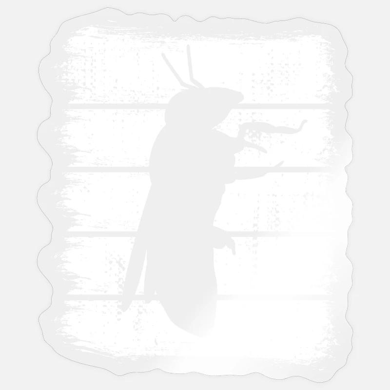 Bee Sketch - Sticker size S (10 x 10 cm) - transparent glossy