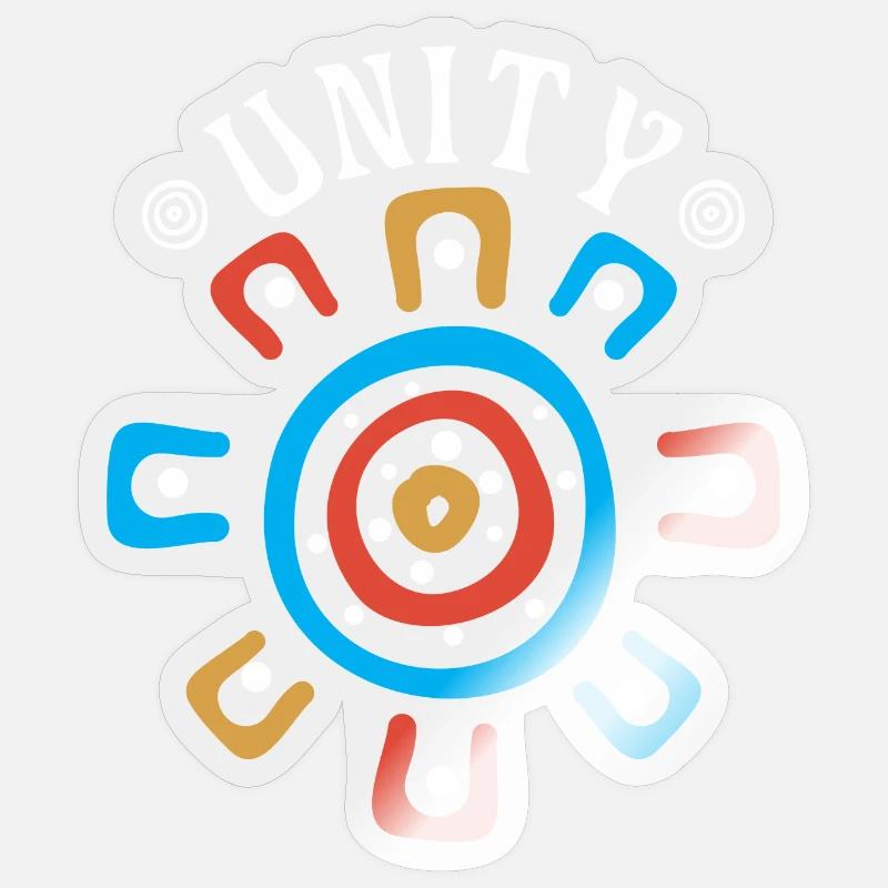 Australian Unity Sticker size S (10 x 10 cm)