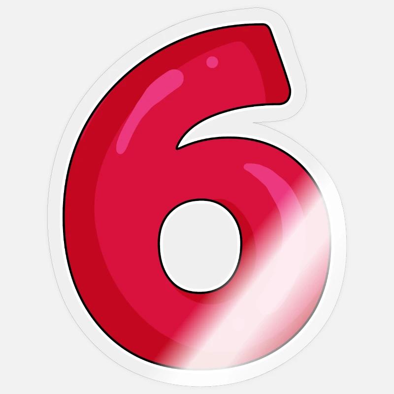 6 - Sticker taille S (10 x 10 cm) - brillant transparent