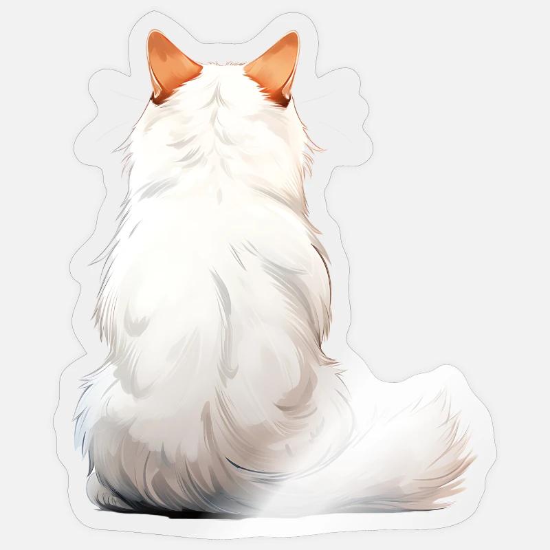 Turkish Van - Sticker size S (10 x 10 cm) - transparent glossy