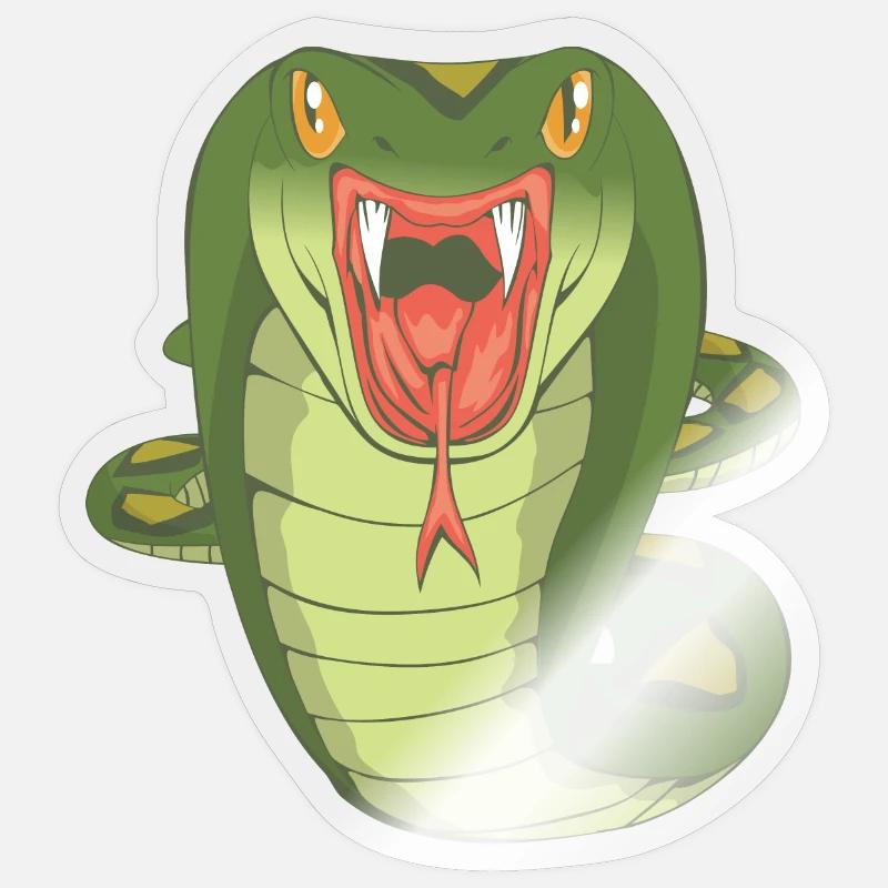 Snake Sticker size S (10 x 10 cm)