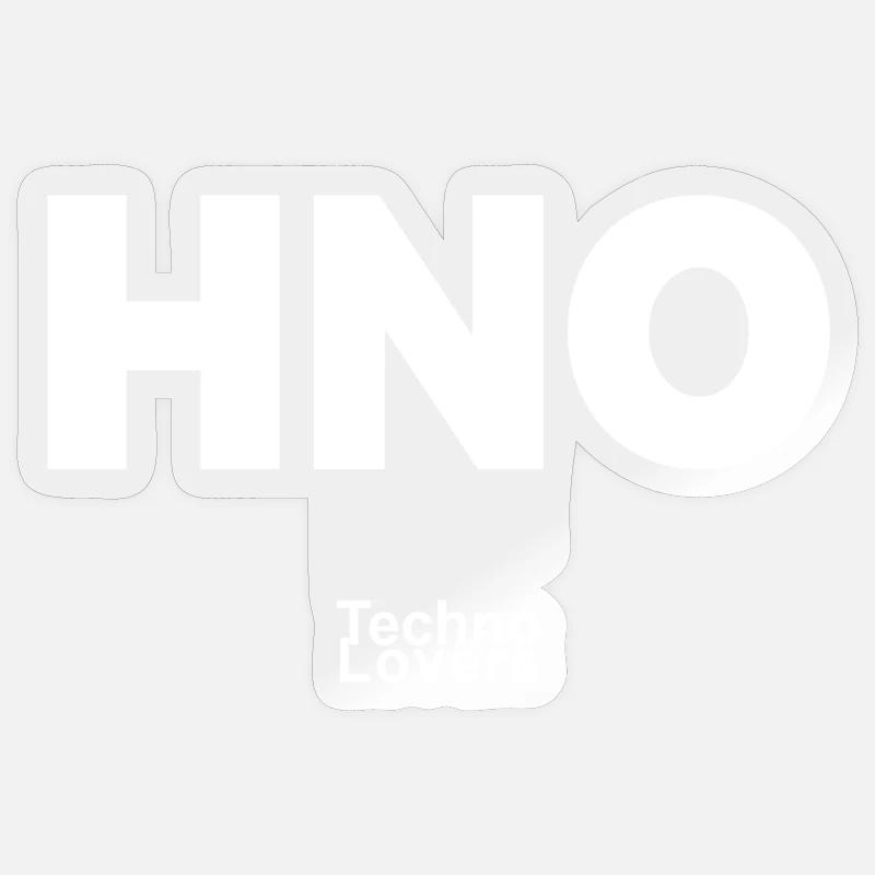 « TEC + ENT = TECHNO » raveware pour les vrais ravers Sticker taille S (10 x 10 cm)