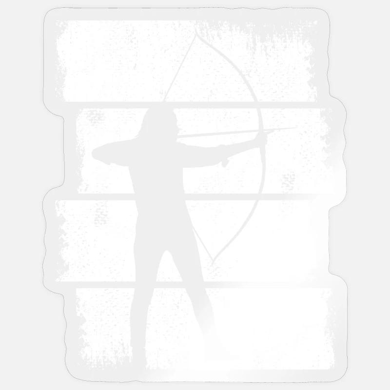 Bogenschütze Sticker Größe S (10 x 10 cm)